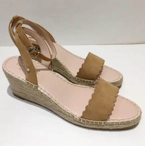 Kate Spade NWOT Size 8.5 Tan Women's Sandals - Picture 1 of 7